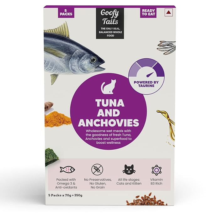 Goofy Tails Wet Cat Food and Kitten Food (70g X 5) - Kitten
